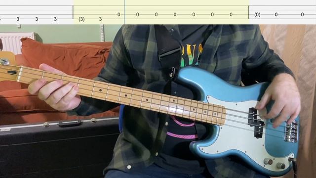 Blink-182 - Bored to Death Bass Cover with Tabs