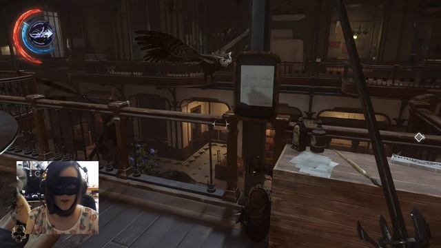  Прохождение Dishonored 2  - 9th - Высосать души веб-камера