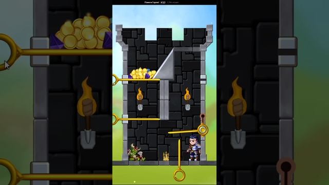 Головоломка Помоги герою 31уровень  Puzzle Help the Hero 31 level