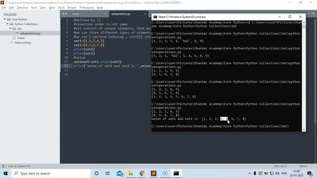 Day 8 - Python Collections - Part 3 | Set | Tuple | Shanimz Academy