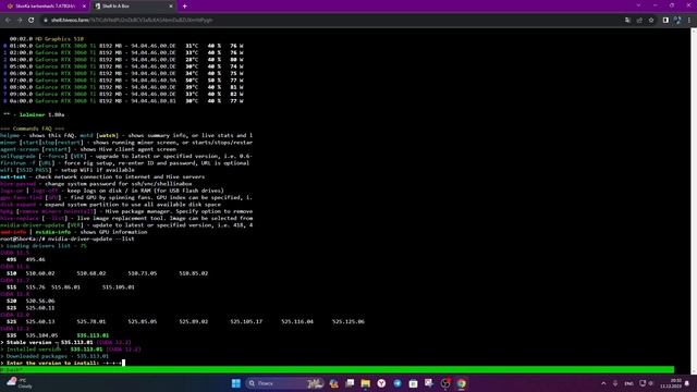 Hive Os Как Обновить Драйвера на Видеокартах Nvidia в Хайве смотреть онлайн