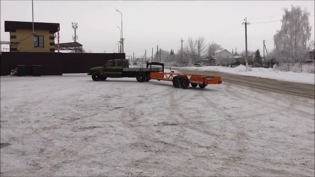 ПОЛУПРИЦЕП "БАТРАК" АМЕРИКАНСКОГО ТИПА (GOOSENECK) . ВИС-2346