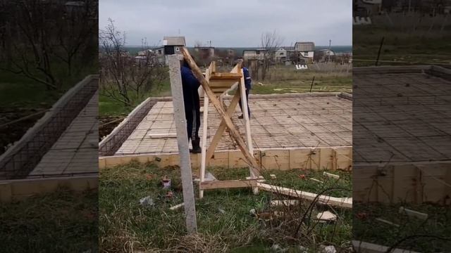 Строительство дома в Крыму город Феодосия, дом из ракушки.