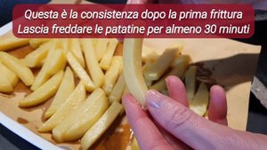 Patate fritte. Metodo infallibile per patatine croccantissime!