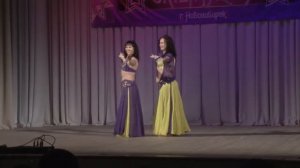 Дуэт, восточные танцы.  Болдуева Вероника, Свиридова Елена СВТ Эльданс. г.Новосибирск