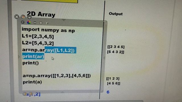 Working with Numpy