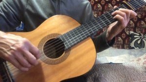 Эхо любви (Покроется небо пылинками звёзд ) Простой аккомпанемент на гитаре