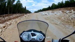 Дорога Караидель - Тастуба на мотоцикле (трасса Р317 :: 20 июля 2021)