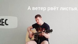 Армейские песни под гитару -"А ветер рвёт листья"