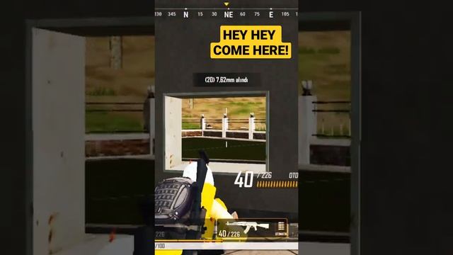 HEY COME HERE LOSER! | NEW STATE MOBILE | #pubg #short #shorts