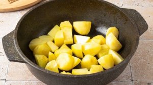 Тушеный картофель по-корейски