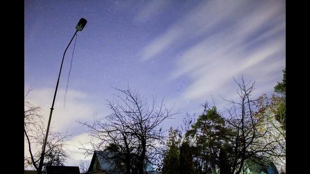 Таймлапсы ночного  звездного неба 2021 и таймлапс 2020. Time-lapses of the night starry sky 2021.