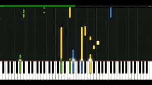 Moby - Natural Blues [Piano Tutorial] Synthesia | passkeypiano
