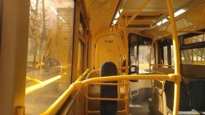 Поездка на автобусе лиаз 5292.65 Временный маршрут КМ4 Метро Выхино - Платформа Вешняки Москва