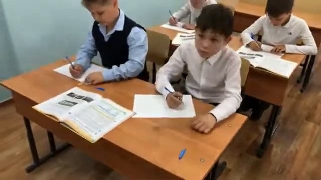 урок математики в 3В классе, учитель Акимова Е В
