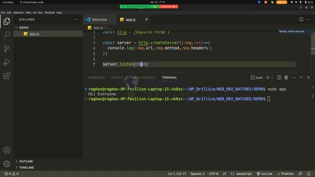 Backend development using NodeJs #webdesign #nodejs #tutorial