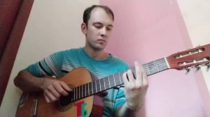 "Розовый фламинго" на гитаре