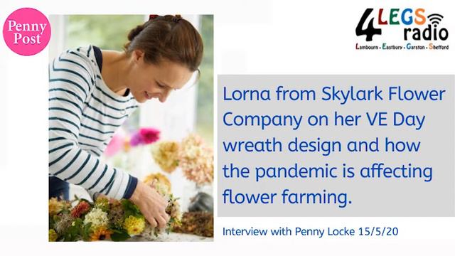 Lorna from Skylark Flower Co on VE Day wreath design and how the pandemic is affecting flower farms смотреть онлайн