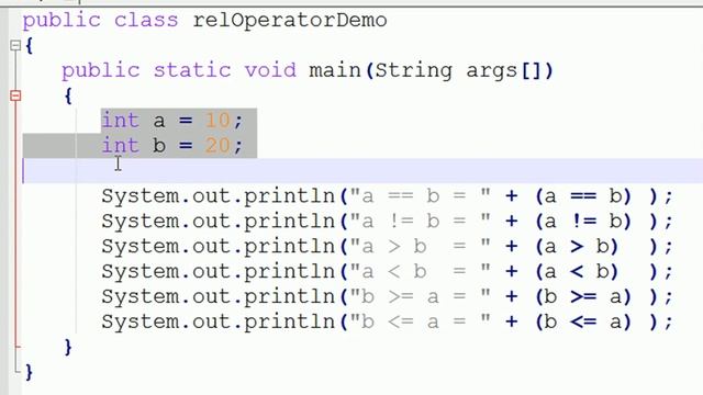Relational Operators in Java Tamil | Operators in Java