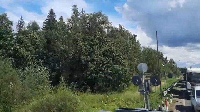 Поездка на фирменном экспрессе ЭД4М Ярославский вокзал-Струнино смотреть онлайн