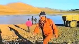 Прииск Ленинградский. Рыбалка на озере, долина кувет, 1995г