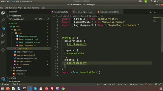 Angular Module | Create and use module | Create component inside modules | Angular tutorial смотреть онлайн