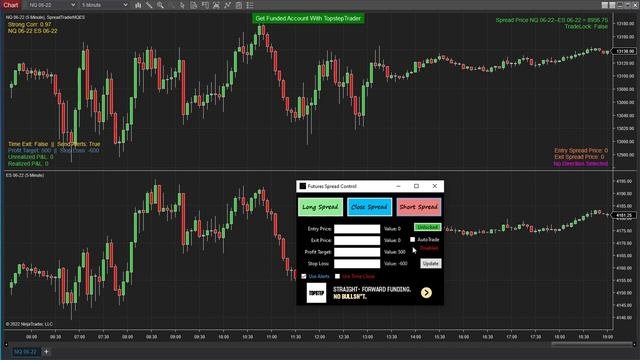 Futures Spread Trading - NinjaTrader 8 Automated Spread Trader
