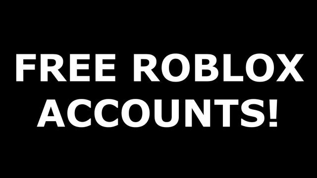 *FREE ROBLOX ACCOUNTS* (ALL WORKING AND OLD) смотреть онлайн