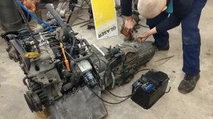 VW т-3 и кпп Б-5 первые ходы.