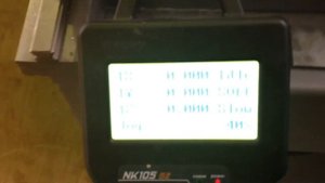запуск файла на станке плазменной резки, пульт NK105 G2