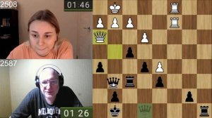 КОННИЦА ВЛАСОВА ПОШЛА! ОНА ЯВНО НЕ ГОТОВА! // ГРАН-ПРИ ЛШС // WGM АЛИНА БИВОЛ vs IM НИКОЛАЙ ВЛАСОВ