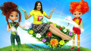 Сказочный патруль Аленка выращивает цветы. Видео игры для девочек