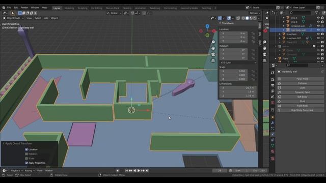 ИГРА В BLENDER | Как создать игру используя только Blender?! смотреть онлайн