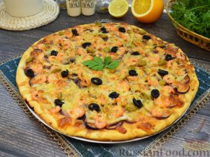 Идеальное сочетание по вкусу и аромату
ПИЦЦА С МОРЕПРОДУКТАМИ И АНАНАСОМ