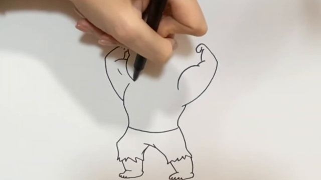 Как нарисовать Халка? смотреть онлайн