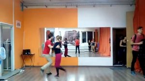 LINDY HOP Intermediate. Aksenov Sergey & Sidorova Olga 2016.10.10