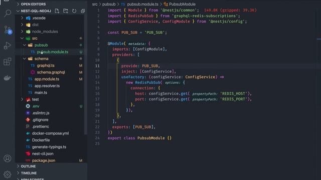 Push notifications via NestJS | GraphQL | Subscriptions | Websockets | Redis. gql-sub#1
