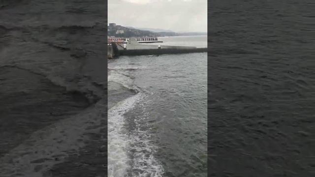 сегодня море чёрное в прямом смысле этого слова🌊🌊🌊