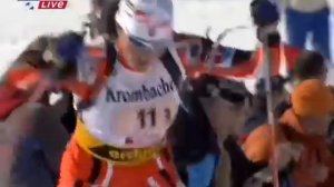 биатлон чемпионат мира 2005 (Хохфильцен) эстафета женщины