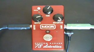 Crazytrainmusic: MXR Custom Badass 78 Distortion Demo