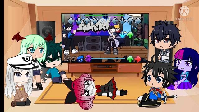 Characters react to FNF But Everyone Sings Part 1 || The Rookie J. смотреть онлайн