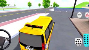 Real 3D Driving Class -  New Hyundai Staria Mini Car Is On Gas Station - Car Game Android Gameplay
