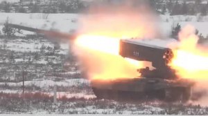 ‼🇷🇺⚡В России испытывают новую огнеметную систему ТОС-3 "Дракон"⚡