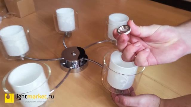 Потолочная люстра Odeon Light Isko 2210/5C Бесплатная доставка про России смотреть онлайн