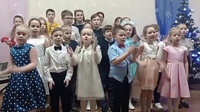 Сводный хор  "Песня Счастливого Рождества", английская народная песня