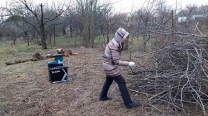 Измельчение веток