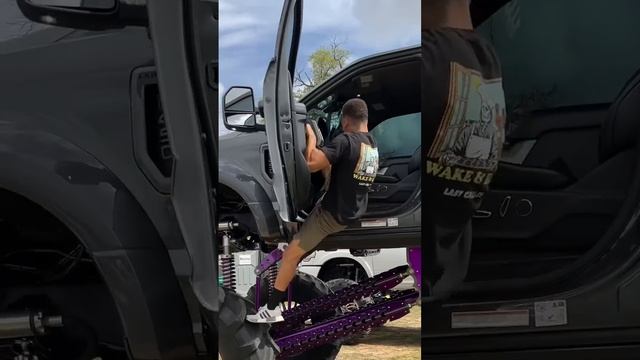 How to get into the Worlds Biggest Dually on 56s!