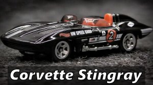 Corvette Stingray Модель машины Масштаб 1:64 Hot Wheels Мини-копия автомобиля
