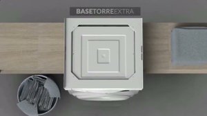 Соединительный элемент c выдвижной полкой (пластик) Meliconi 656112