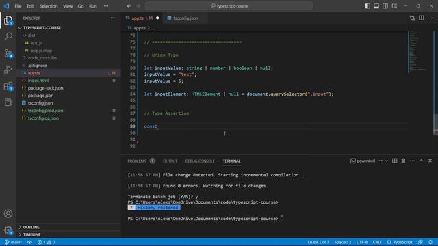 Union Types (объединение типов). Javascript подробное руководство [53] #typescript #javascript